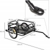 Afbeelding van HOMCOM Vouwbare Lastenaanhanger B4-0008