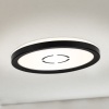 Afbeelding van BRILONER - LED Plafondlamp met backlight decoratie 12W 4000K Ø 19cm wit-zwart kunststof