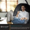 Afbeelding van KESSER® Luxe hangstoel met frame + zacht zitkussen, zijbekleding, zit- en rugkussen, hangmand voor b