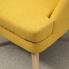 Afbeelding van HOMCOM Eetkamerstoel met bekleding 839-316