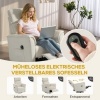 Afbeelding van Homcom Elektrische Relaxfauteuil - Stof ,Meerlaags Hout - Crèmewit 91x78x105 cm