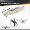 Afbeelding van Tillvex Parasol Ø 300 cm met zwengel, hoes en windbescherming - Waterdicht en UV-beschermend