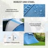 Afbeelding van Outsunny Tent Taft, Fiberglas L430 x B240 x H170cm - Blauw