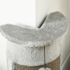 Afbeelding van PawHut kattenkrabpaal - spaanplaat - 34x25,5x58 cm - grijs