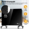 Afbeelding van TRESKO Glazen elektrische convectorverwarming 2000 W | Radiator voor glasverwarming