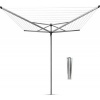 Afbeelding van Brabantia Topspinner Waslijn - 40 m - met Metalen Grondanker - Metallic Grijs