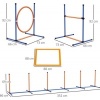 Afbeelding van PawHut Agility Set voor Honden, 4-delig met Verstelbare Hurdles en Accessoires