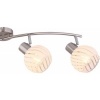 Afbeelding van Globo Willy nikkel metalen opbouwspot E27 54025-4