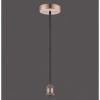 Afbeelding van Paul Neuhaus Edison stijl hanglamp, E27, koperkleurige ophangset