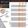 Afbeelding van KESSER® Pvc-inkijkbeschermingsmat, inkijkbescherming, balkonbekleding, windbescherming, weerbestendi