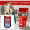 Afbeelding van Homcom Mopemmer met wringer - Kunststof - 60L x 27B x 70,5H cm - Rood