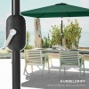 Afbeelding van Outsunny Terrasparasol - Polyester, Metaal - 300L x 200B x 235H cm - Groen