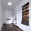 Afbeelding van Briloner Leuchten BLOCK - LED plafondlamp - zwart decoratief - neutraal wit 4000K - Ø28 x 9,5 cm
