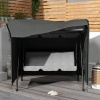 Afbeelding van Outsunny Polyester Donkergrijs 177L x 114B x 152H cm Bescherming voor Schommel