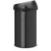 Afbeelding van Brabantia Touch Bin Prullenbak - 60 liter - Mat Zwart