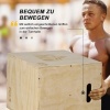 Afbeelding van HOMCOM Springdoos Beuken 45L x 40B x 60H cm Natuurlijk hout