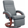 Afbeelding van HOMCOM Relaxfauteuil Polyester 86L x 68B x 100H cm - Grijs