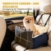 Afbeelding van PawHut Huisdier Autostoel Katoen, 49L x 53B x 36H cm, Marineblauw