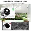 Afbeelding van Outsunny Kunststof Gewächshaus van verzinkte staal - 300L x 200B x 200H cm