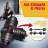 Afbeelding van RE:SPORT 2-in-1 Halters Set 40kg | Verstelbare Dumbbell & Barbell met Stervergrendelingen