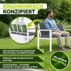 Afbeelding van tillvex® Weerbestendige Tuinbank 2-3 Zits met Hoes & Kussens - Houtlook, tot 300kg Belastbaar
