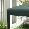 Afbeelding van Outsunny Donkergroene Feesttent van Staal, PE 270L x 270B x 255H cm