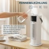 Afbeelding van HOMCOM Tafelventilator - ABS, kunststof - 16,8L x 16B x 41H cm - Wit
