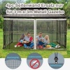 Afbeelding van Outsunny - Klamboe voor 3 x 3 m Tuinhuisjes - Beige