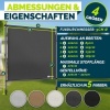 Afbeelding van Tillvex verticale zonwering, 150 x 310 cm, antraciet, met handslinger, zonder boren