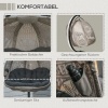 Afbeelding van Outsunny - Hangstoel met zakken - Polyester - Bruin