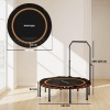 Afbeelding van SPORTNOW Fitness Trampoline Ø122 cm, opvouwbaar met 5 verstelbare handgrepen, voor binnen en buiten