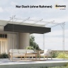 Afbeelding van Outsunny Vervangend waterdicht dak voor pergola 3 x 3 m, donkergrijs, met regenafvoergaten