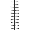 Afbeelding van HOMCOM - Wijnrek - Staal - 27L x 10B x 116H cm - Zwart