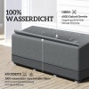 Afbeelding van Outsunny Meubelhoes Oxfordstof - 190,5L x 72B x 76H cm - Lichtgrijs