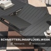 Afbeelding van Outsunny Aluminium Gartentafel in Grijs
