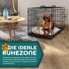 Afbeelding van TRESKO Opvouwbare Hondenkooi 122 x 74,5 x 80,5 cm met 2 Deuren voor Auto en Thuis