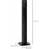 Afbeelding van HOMCOM Zwarte ABS Torenventilator