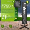 Afbeelding van Tillvex Rechthoekige Aluminium Parasol 330 cm met Afdekking en Windbescherming