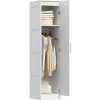 Afbeelding van HOMCOM Kledingkast Spaanplaat 40L x 52B x 180H cm Wit