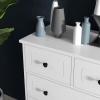Afbeelding van HOMCOM ladekast - MDF - 74x40x91 cm - Wit