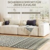 Afbeelding van HOMCOM Vloerkleed van Polypropyleen 170x120 cm - Grijs