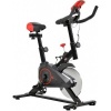 Afbeelding van HOMCOM Fietstrainer van staal, ABS - L85 x B46 x H114 cm - Zwart en Rood
