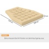 Afbeelding van Outsunny Zitkussen van Polyester, Schuim - 120L x 100B x 8T cm - Beige