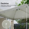 Afbeelding van Outsunny Vervangend Dak - 210D Oxford-stof - 300 x 300 x 25 cm - Lichtgrijs