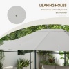 Afbeelding van Outsunny - Paviljoendak - Polyester - Lichtgrijs
