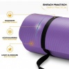 Afbeelding van TRESKO® fitnessmat yogamat pilatesmat 185 x 60 cm, paars, 1,5 cm dikte, ftalaatvrij