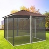 Afbeelding van Outsunny - Klamboe voor 3 x 3 m Tuinhuisjes - Beige