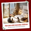 Afbeelding van Outsunny Verlichte Kerstdecoratie Staal en Polyester 44x44x215 cm Rood en Bruin