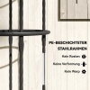 Afbeelding van Outsunny Tomatenrek van staal, kunststof - 32L x 32B x 174H cm - Zwart