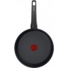 Afbeelding van Tefal Revive Zwarte Hapjespan - Ø24 cm - Met Deksel - Keramisch - PFAS-vrij - Inductiegeschikt